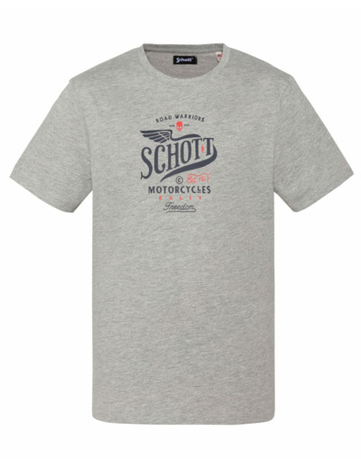 T-shirt imprimé motor TSKENT26 SCHOTT
