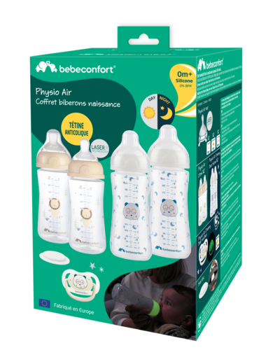 Physio Air Coffret biberons naissance Beige