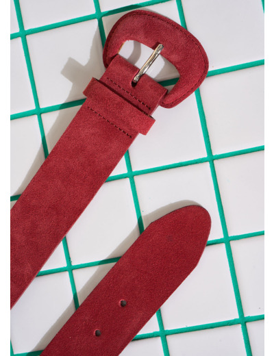 Ceinture en croûte de cuir