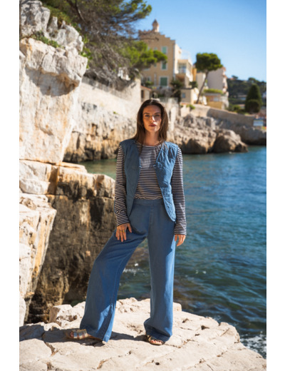 Veste femme matelassée sans manches Magalie