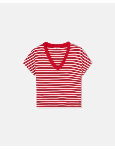 Top Tecci Rouge en viscose