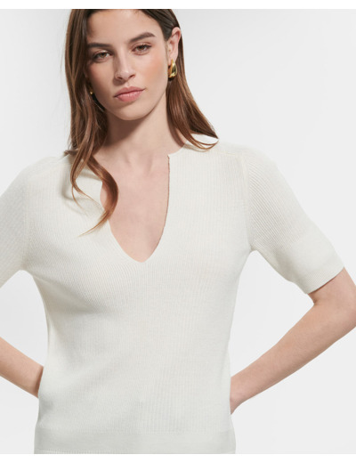 Pull Nadinka Ecru en Polyamide