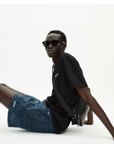 Maillot de bain leopard blue