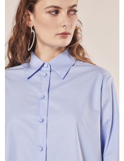 Chemise Clarence Bleu Ciel en Coton