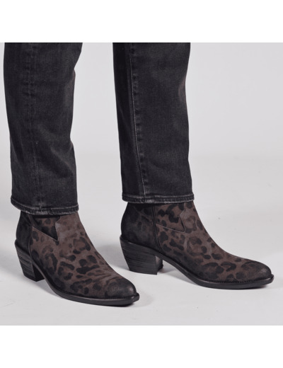Bottines hiver Femme Samsara Leopard