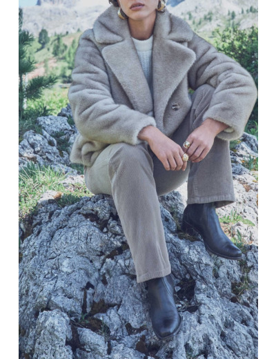 Manteau duveteux DEREK