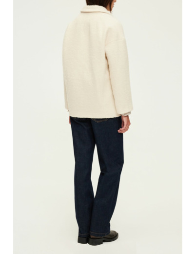 Manteau court écru - LUCIENNE