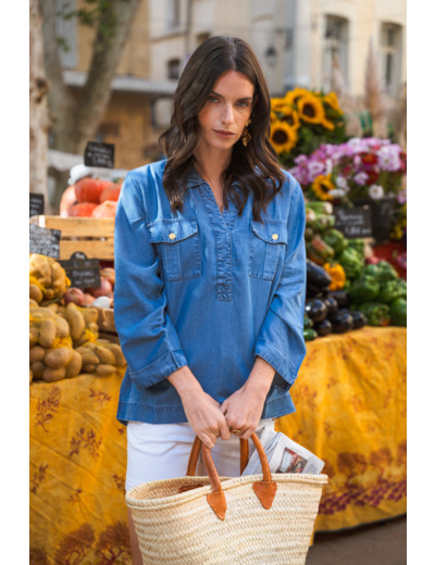 Blouse femme manches 3/4 Sibylle