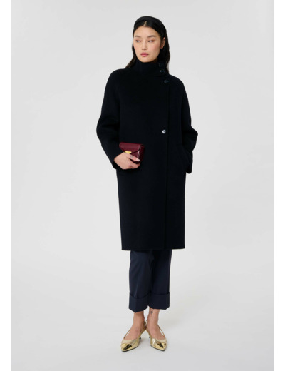 Manteau Mafalda Nuit en Laine