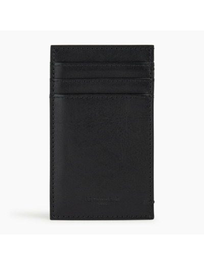 Porte cartes vertical Gary en cuir huilé