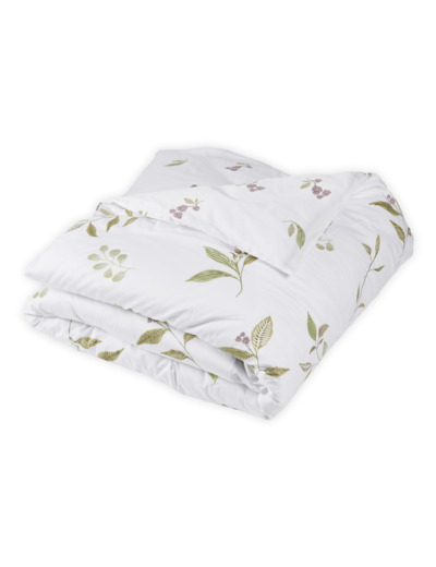 Housse de couette Violette | motif à fleurs | Tradition des Vosges