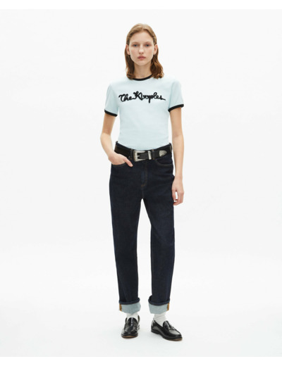 T-shirt manches courtes et print ruben baby blue