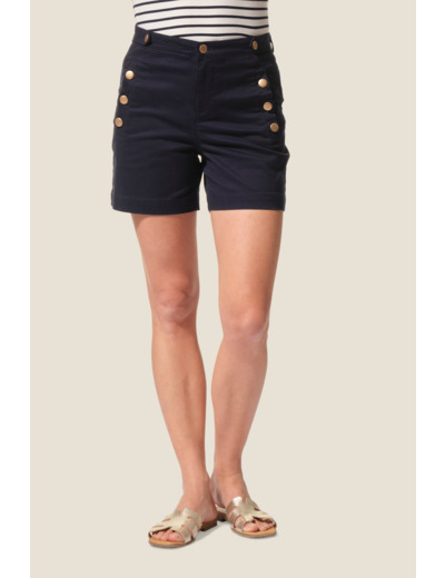 Short avec boutons dorés Treddia