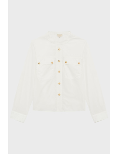 Chemise à col rond en coton - URSY