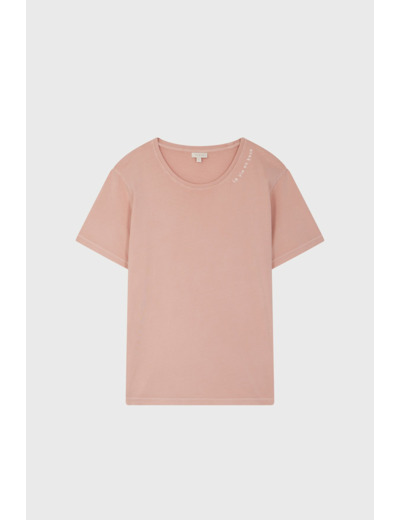T-shirt en coton à message - MELLY
