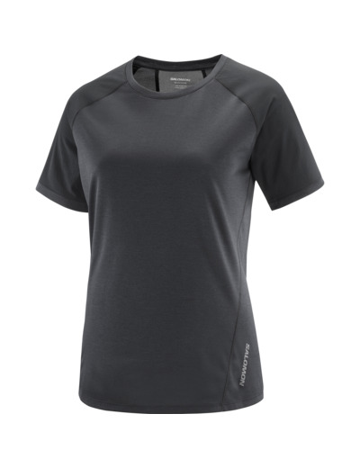 Outline Ss Tee Deep Black