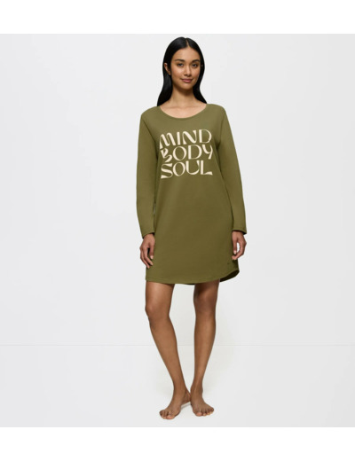 Chemise de nuit manche longue