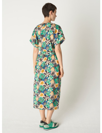 Robe janice bleu majorelle