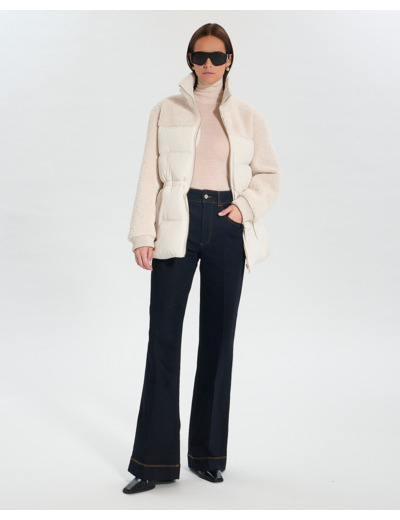 Manteau Melisse Ecru en Polyester