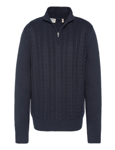 Pull camionneur maille torsadée