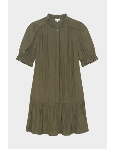 Robe courte et large satinée - PHILA