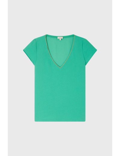 Top col V lurex - ANAELE