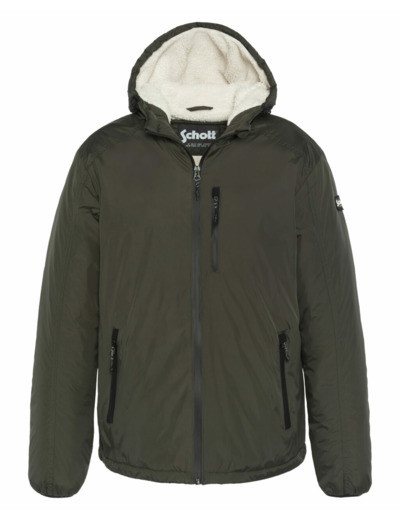 Parka courte à capuche doublée sherpa BLADEN SCHOTT