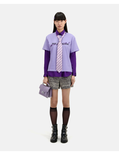 T-Shirt Manches Courtes What Is ? light purple