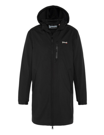 Veste longue à capuche en softshell KIAN SCHOTT