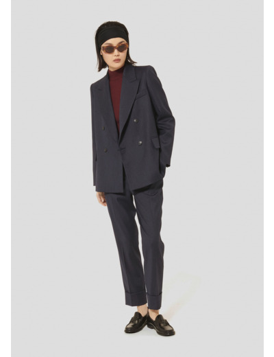 Veste Valson Nuit en Laine Vierge