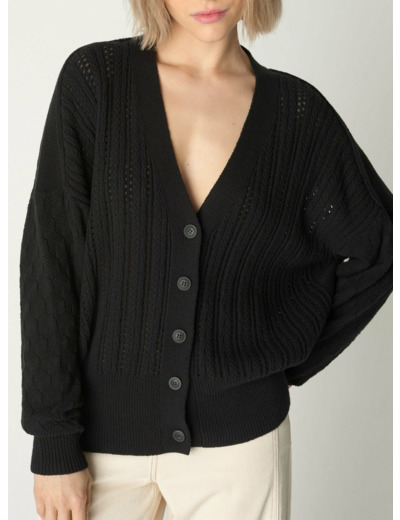 Cardigan liuba fusain