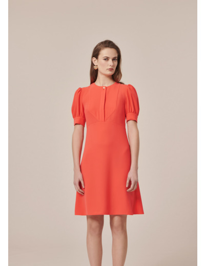 Robe Roucoule Corail en Polyester