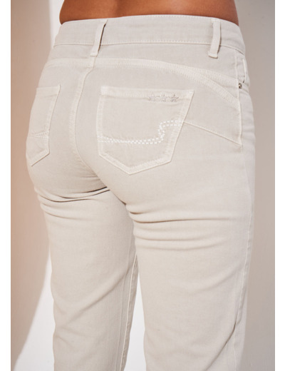Pantalon casual slim cinq poches