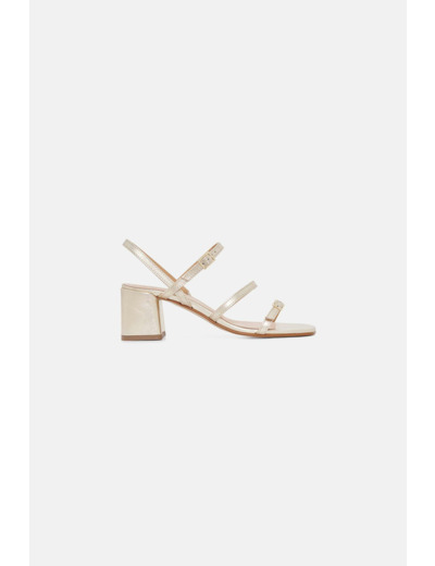 Sandales elodie2 en cuir naturel