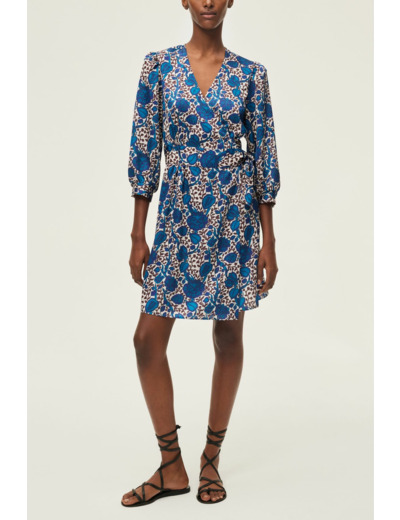 Robe portefeuille imprimée - ESSYA