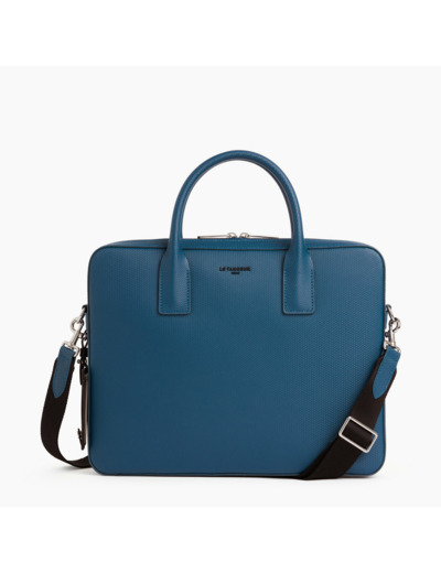 Porte document slim 14" Emile en cuir signature T