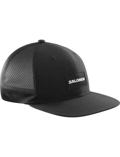 Trucker Flat Cap Deep Black Deep Black