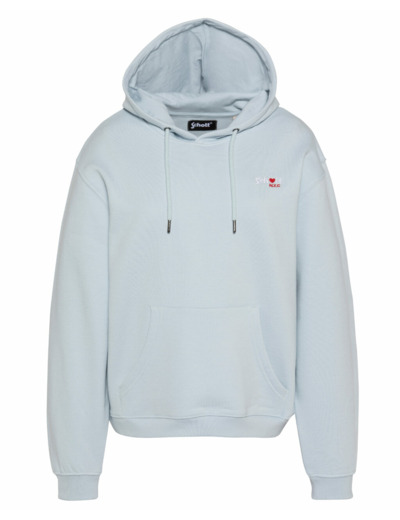 Sweat femme brodé logo cœur SWHBRODEDW SCHOTT