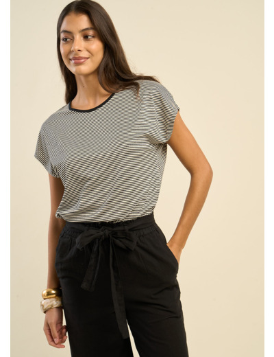 Tee-shirt à motifs rayures