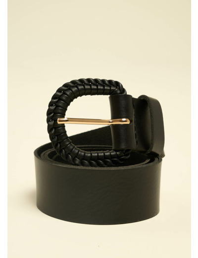 Ceinture à boucle tressée