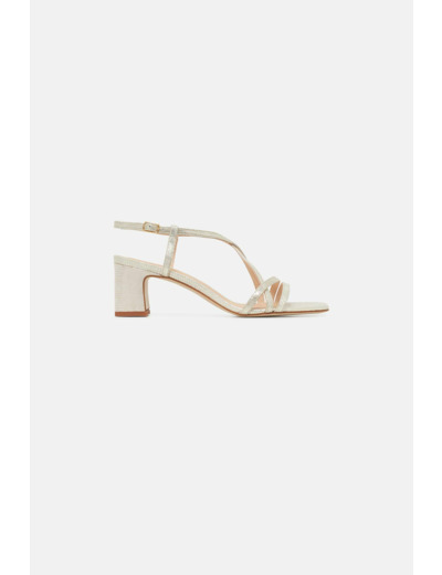 Sandales alys en cuir naturel