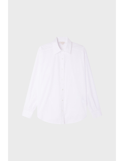 Chemise unie en coton - ANNABELLE