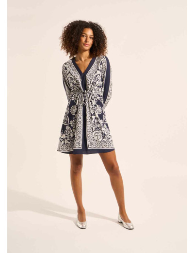 Robe courte imprimée