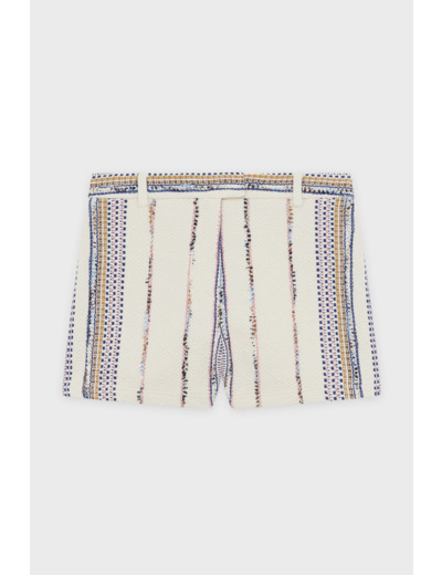 Mini short en tweed à lurex - LETICIA