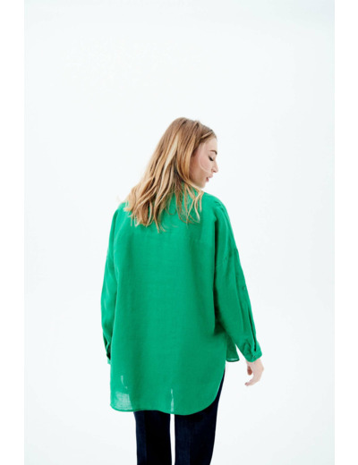 Chemise sandy oversize 100% lin