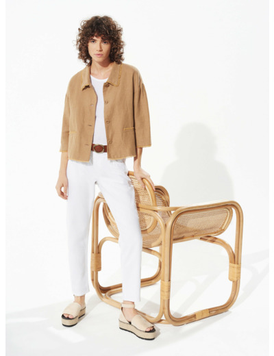 Veste chataigne/caramel