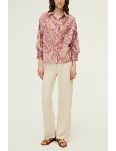 Chemise bouquet en coton - ARMINDA