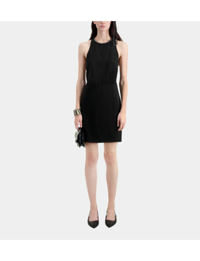 Robe Courte Dos Nu black