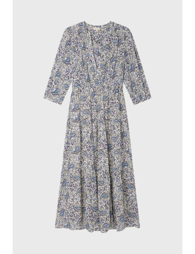 Robe longue fleurie - ELMINE