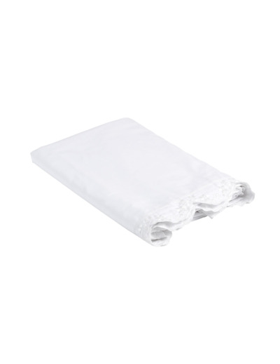 Drap plat Héloïse percale 80 fils brodé | Tradition des Vosges